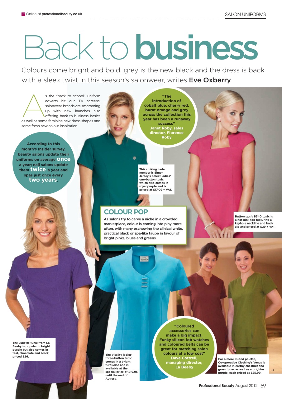 Professional Beauty Preview Pages