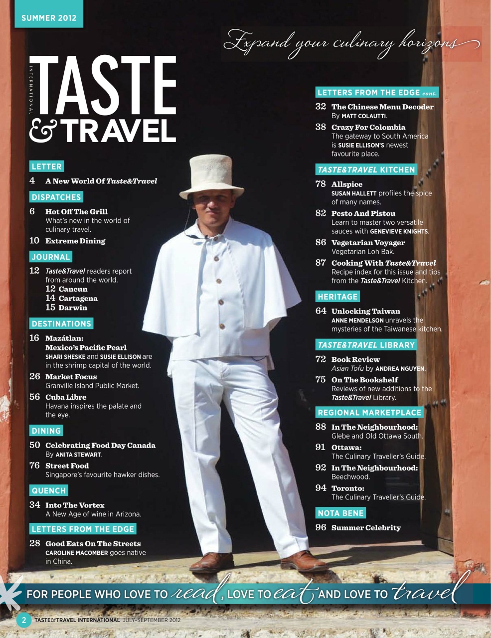 Taste & Travel International Preview Pages