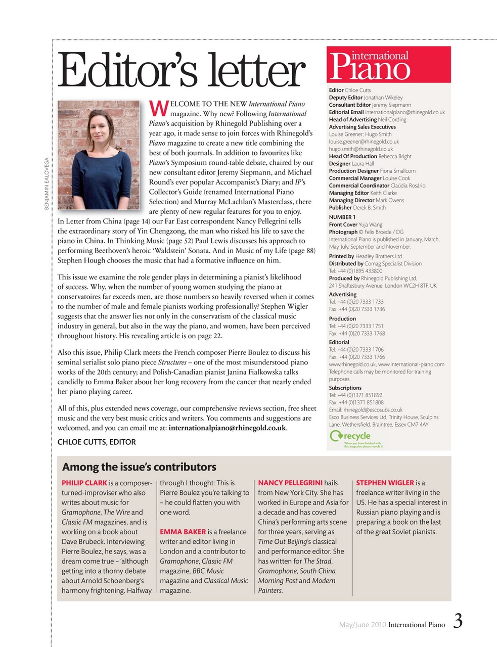 International Piano Preview Pages