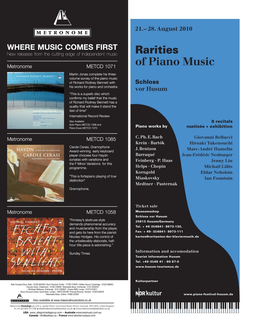 International Piano Preview Pages