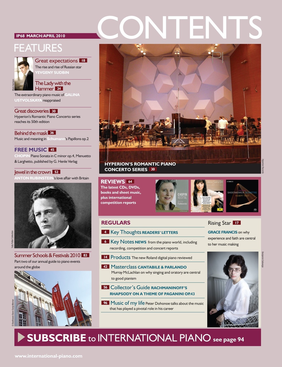 International Piano Preview Pages