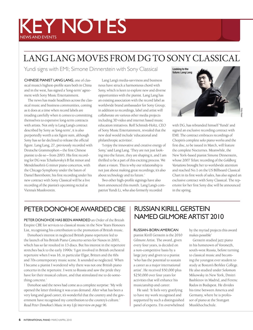 International Piano Preview Pages