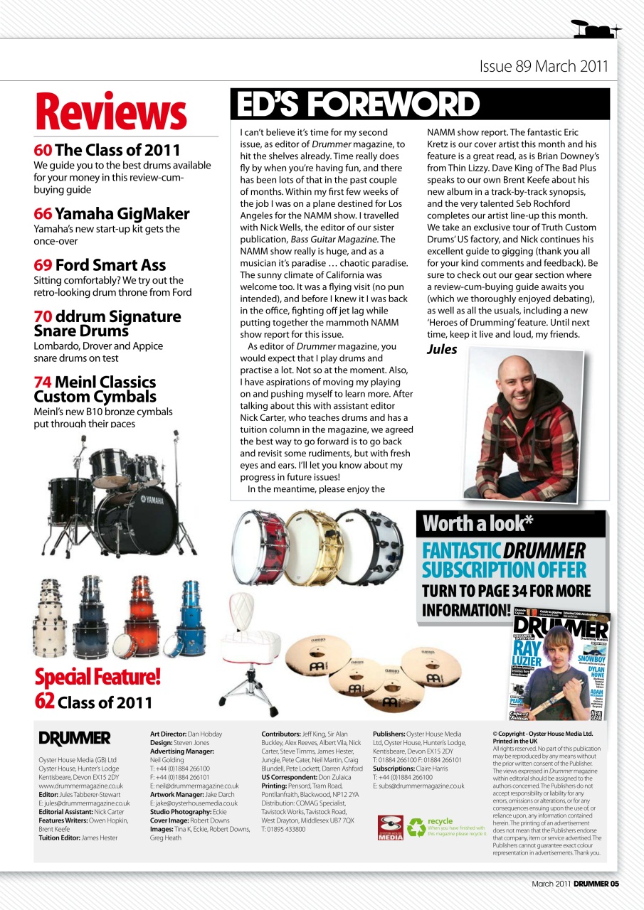 iDrum magazine: Never miss a beat Preview Pages