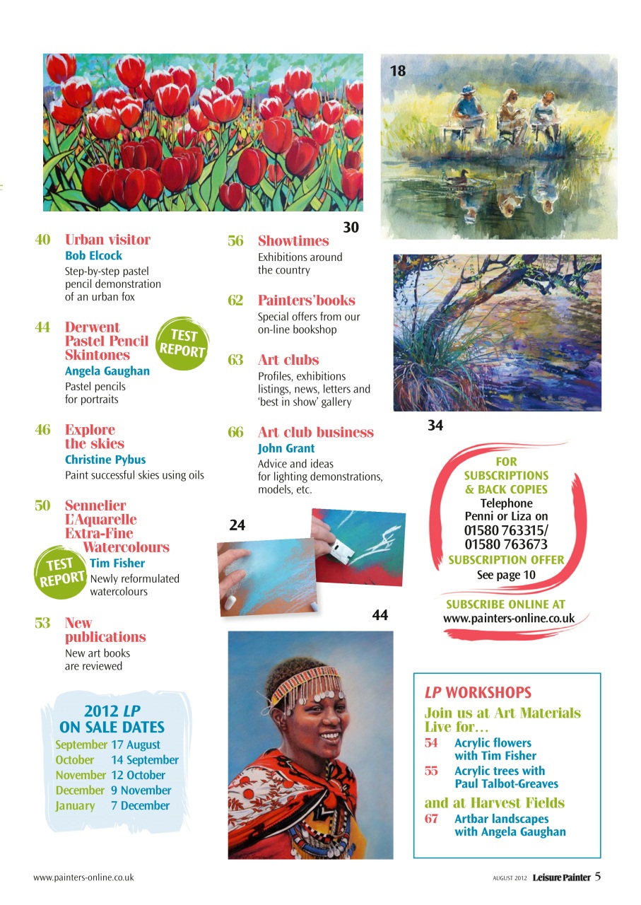 Leisure Painter & The Artist Preview Pages