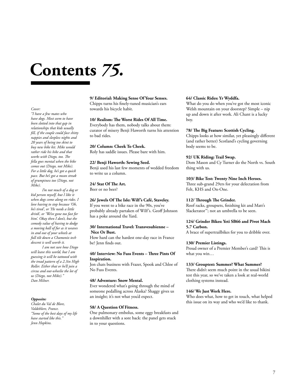 Singletrack Preview Pages