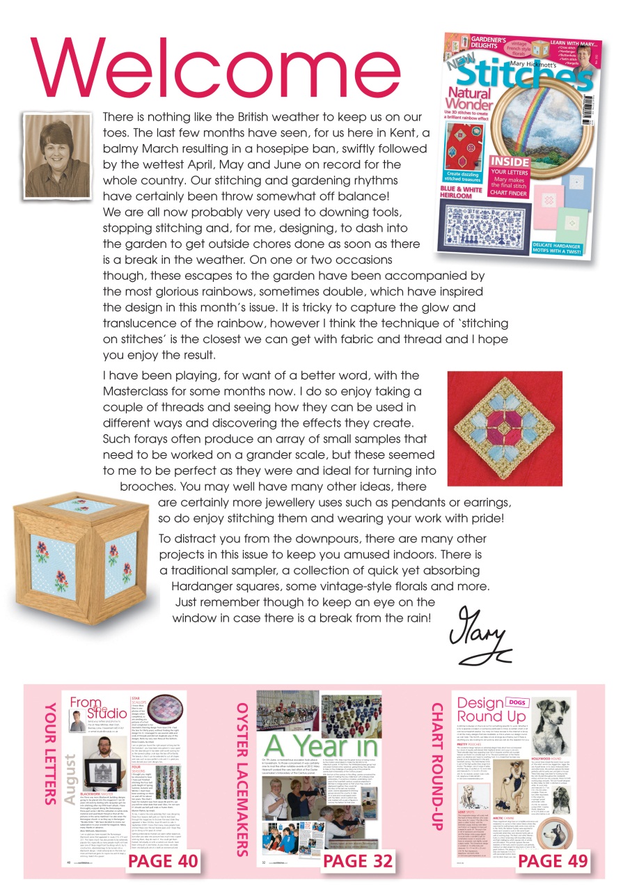 New Stitches Preview Pages