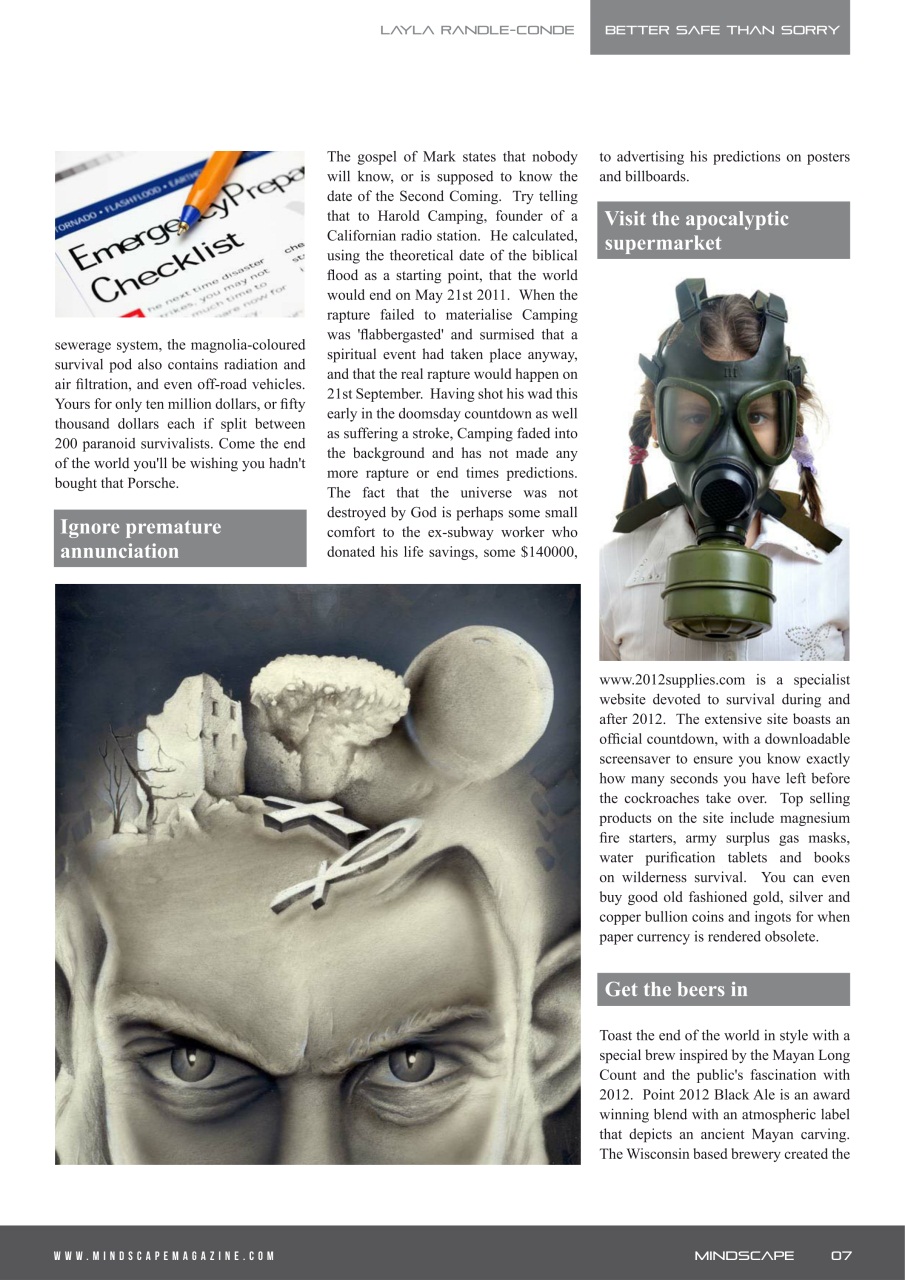 Mindscape Magazine Preview Pages