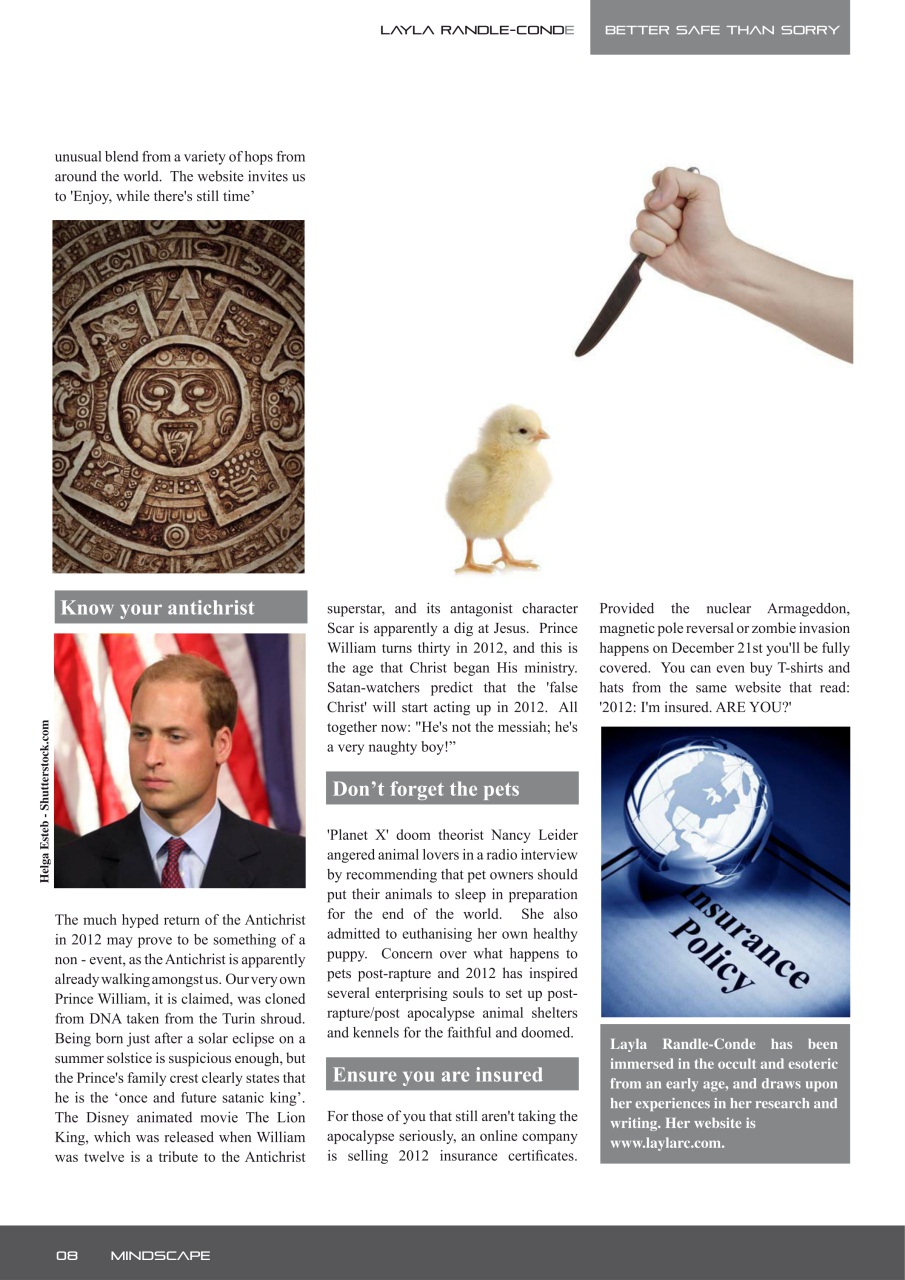 Mindscape Magazine Preview Pages