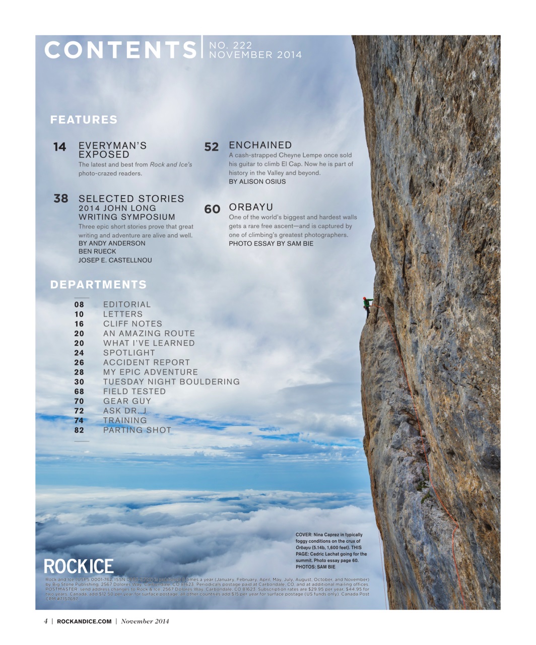 Rock and Ice Preview Pages