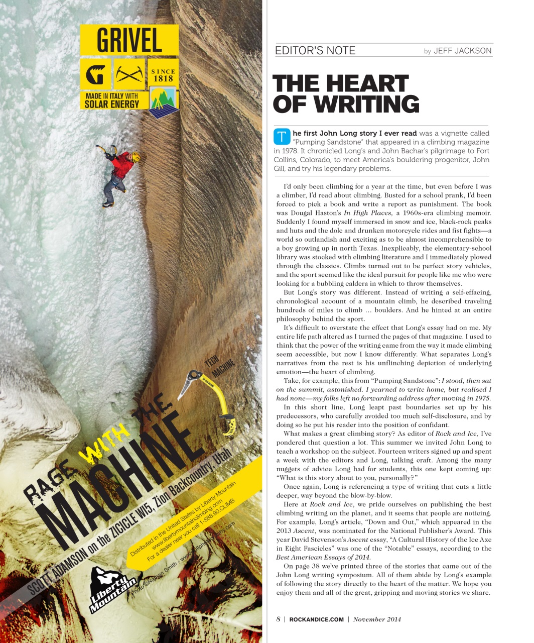 Rock and Ice Preview Pages