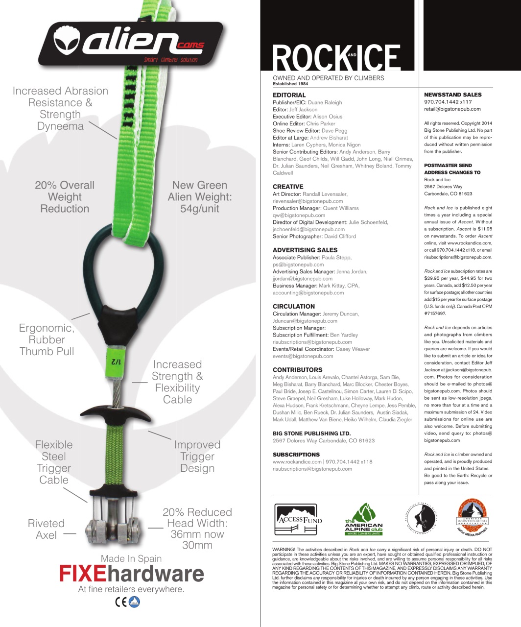 Rock and Ice Preview Pages