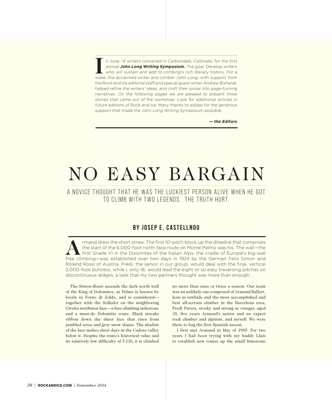 Rock and Ice Preview Pages