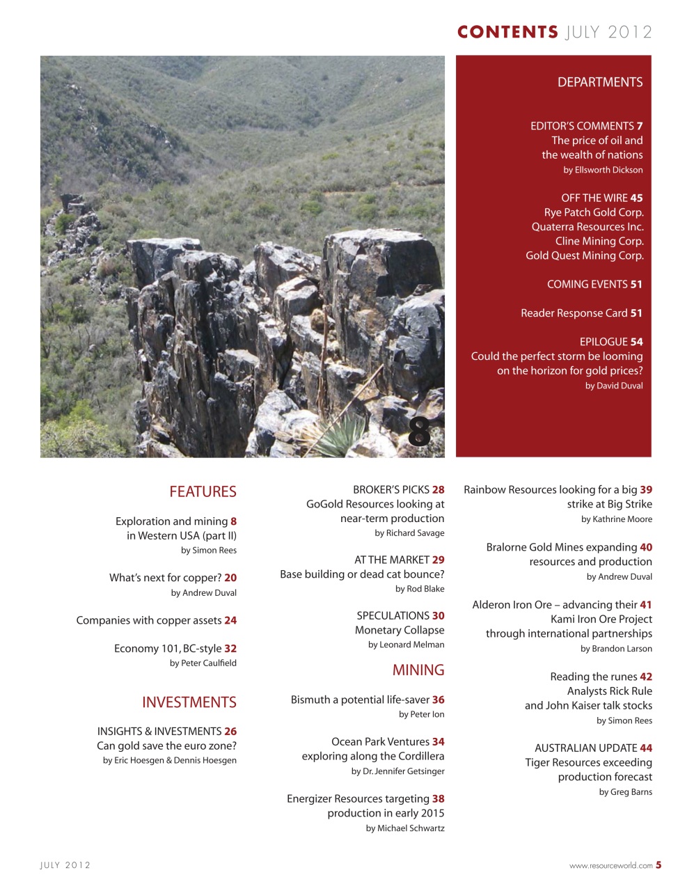 Resource World Preview Pages