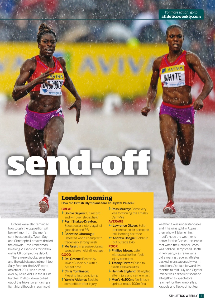 AW – Athletics Weekly Magazine Preview Pages