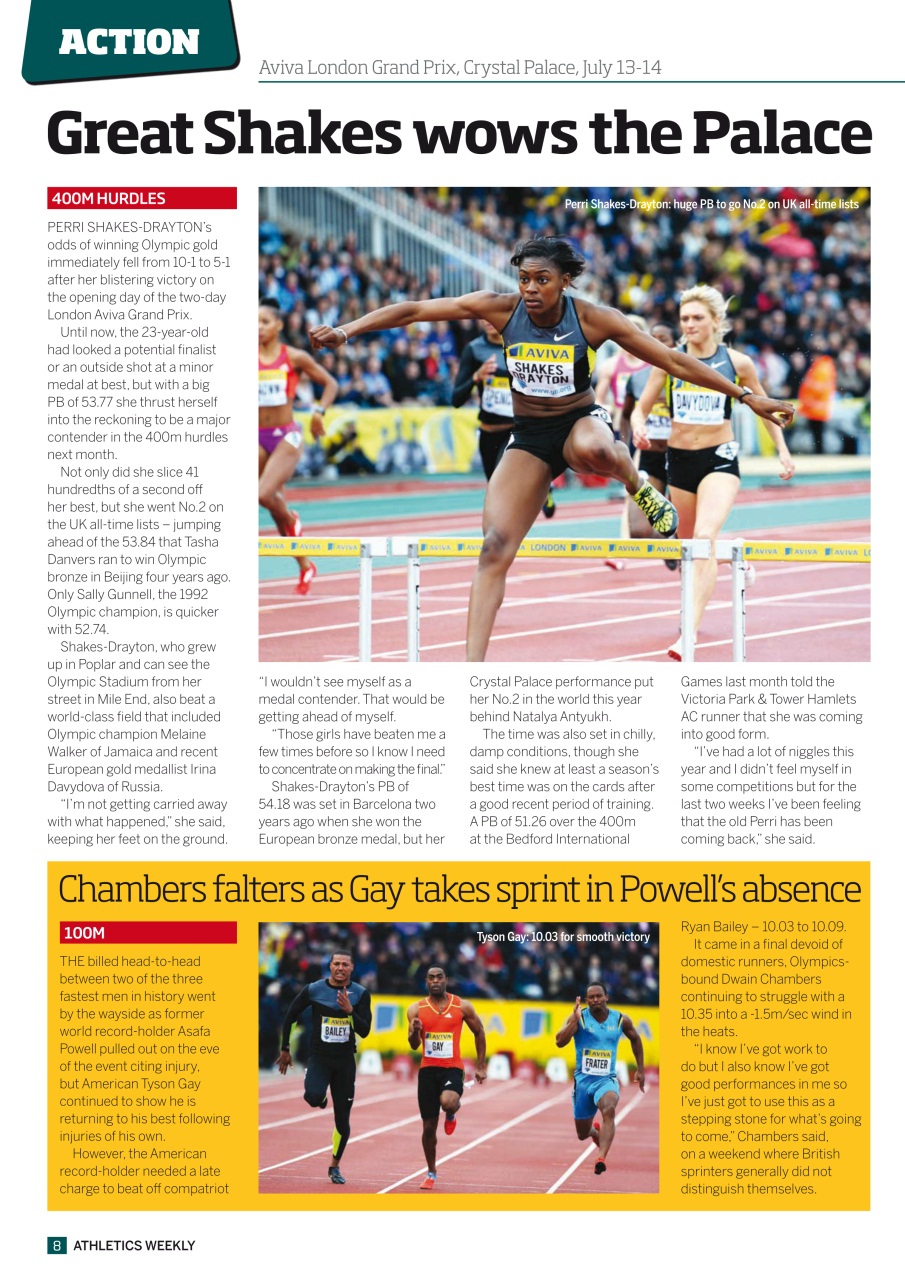 AW – Athletics Weekly Magazine Preview Pages