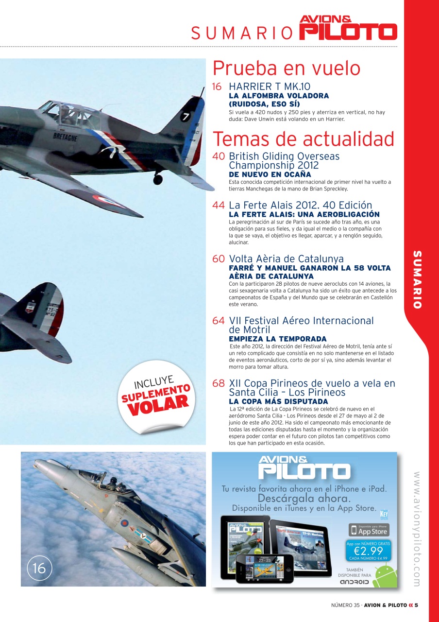 Revista Avion & Piloto Preview Pages