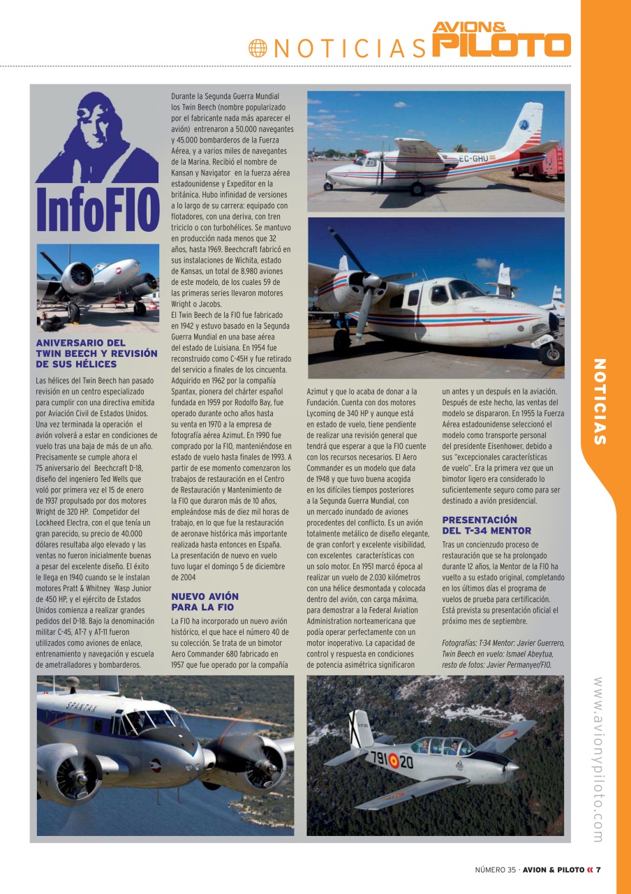Revista Avion & Piloto Preview Pages