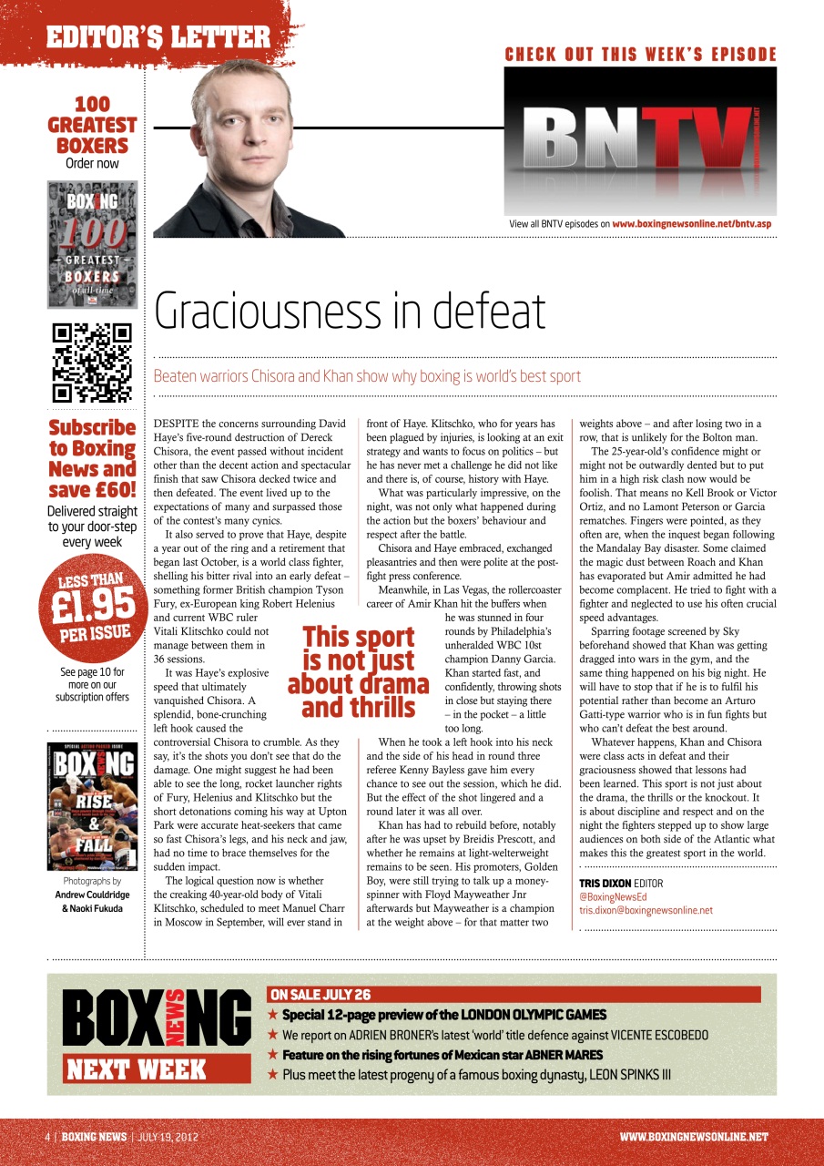 Boxing News Preview Pages