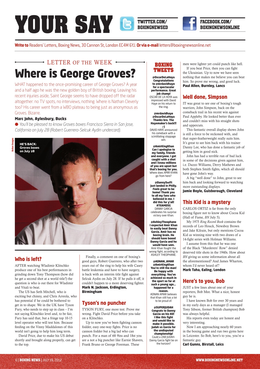 Boxing News Preview Pages