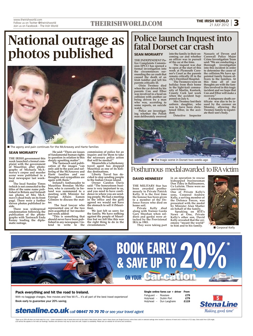 Irish World Preview Pages