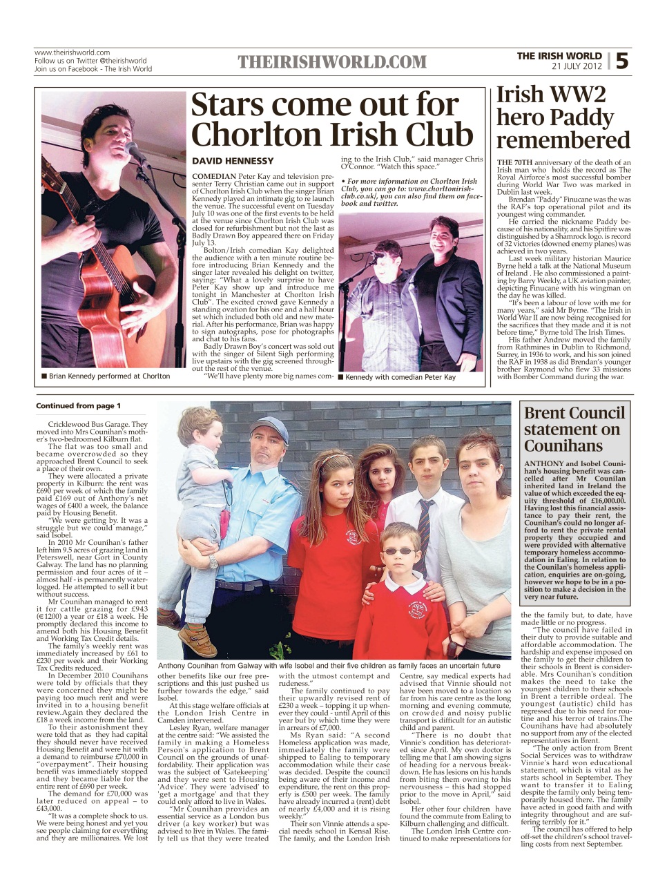 Irish World Preview Pages