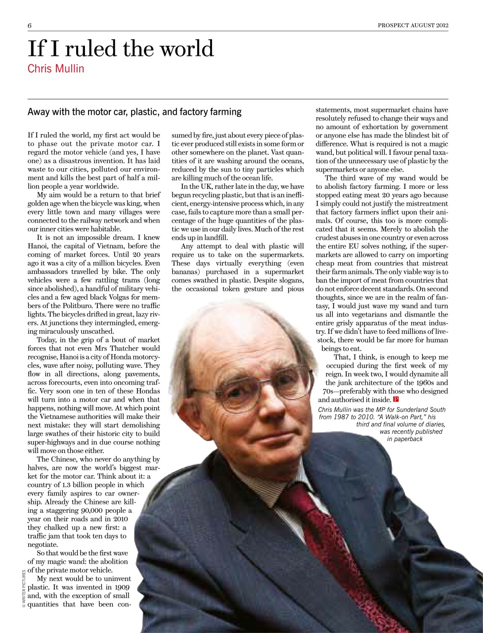 Prospect Magazine Preview Pages