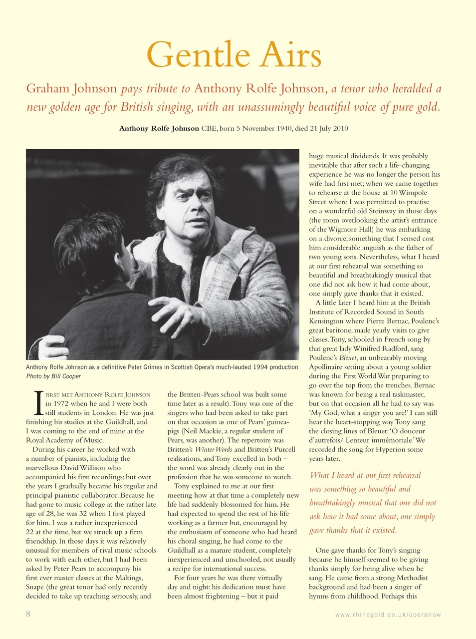 Opera Now Preview Pages