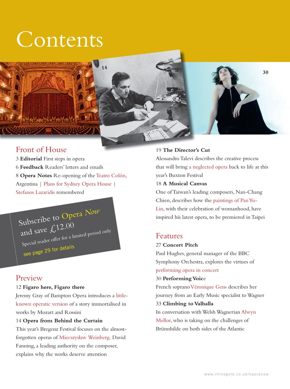 Opera Now Preview Pages