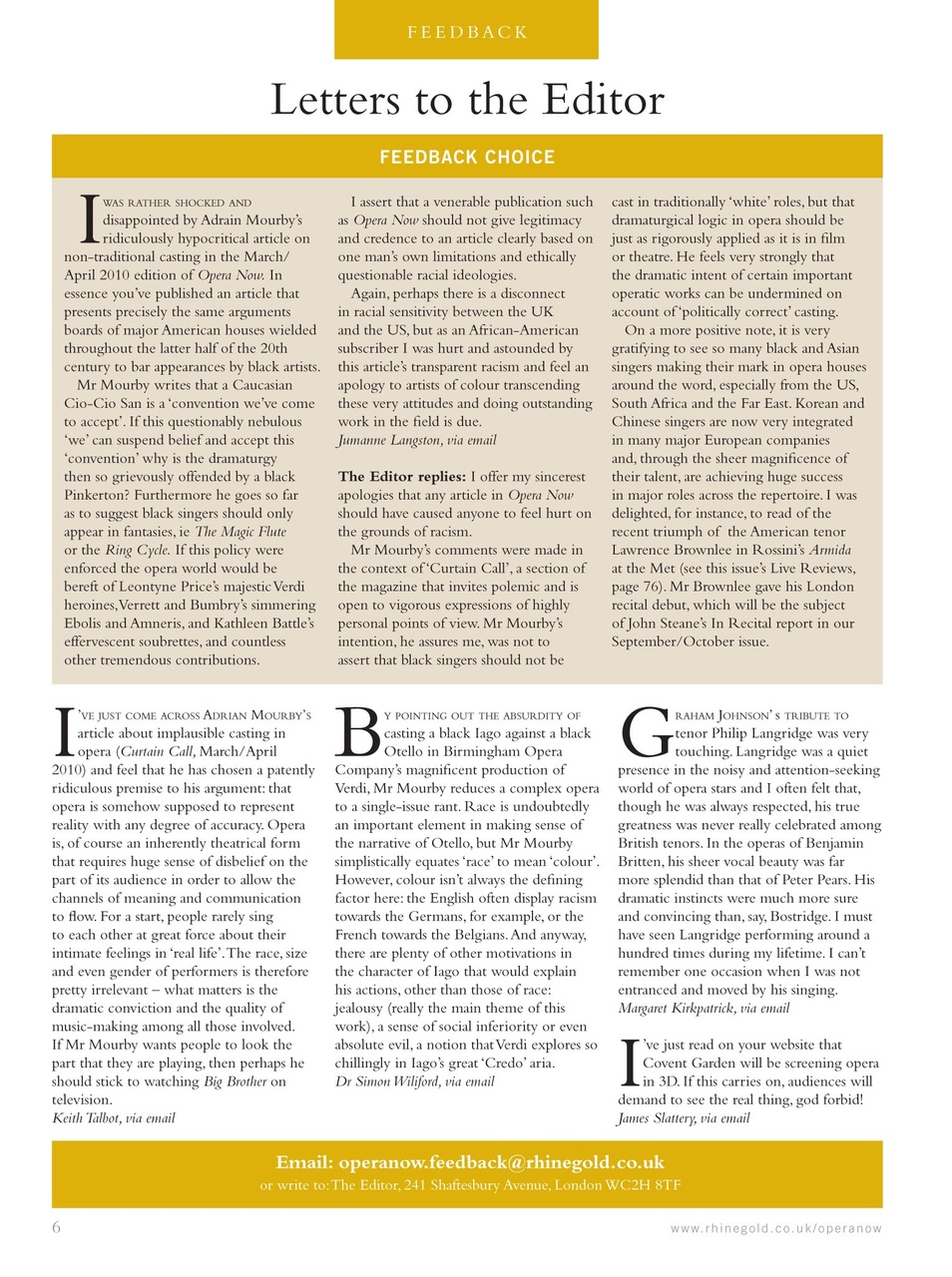 Opera Now Preview Pages