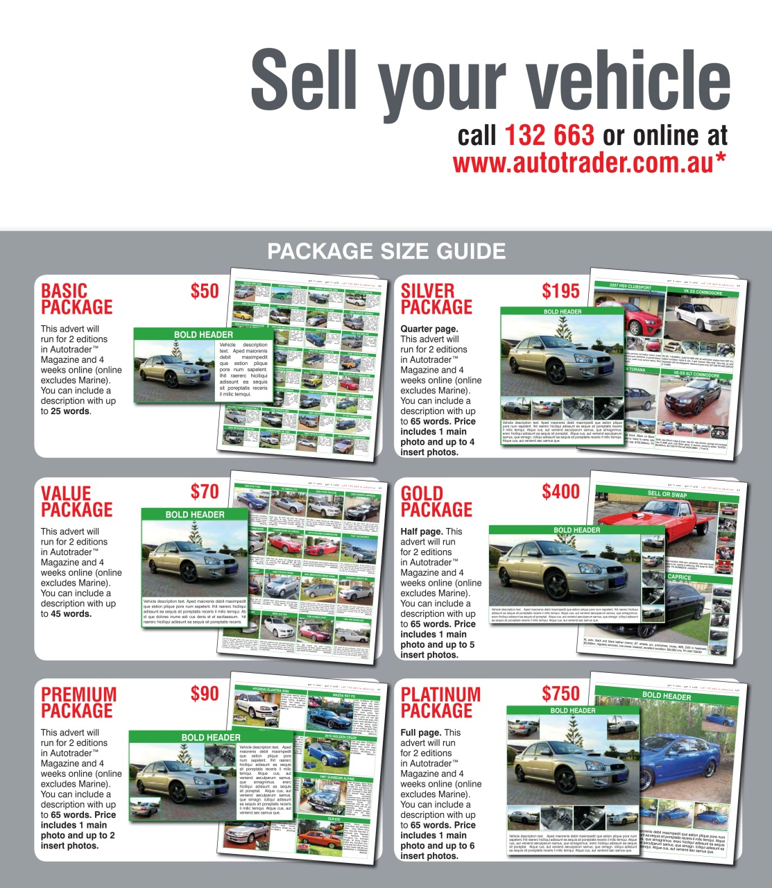 AutoTrader Preview Pages