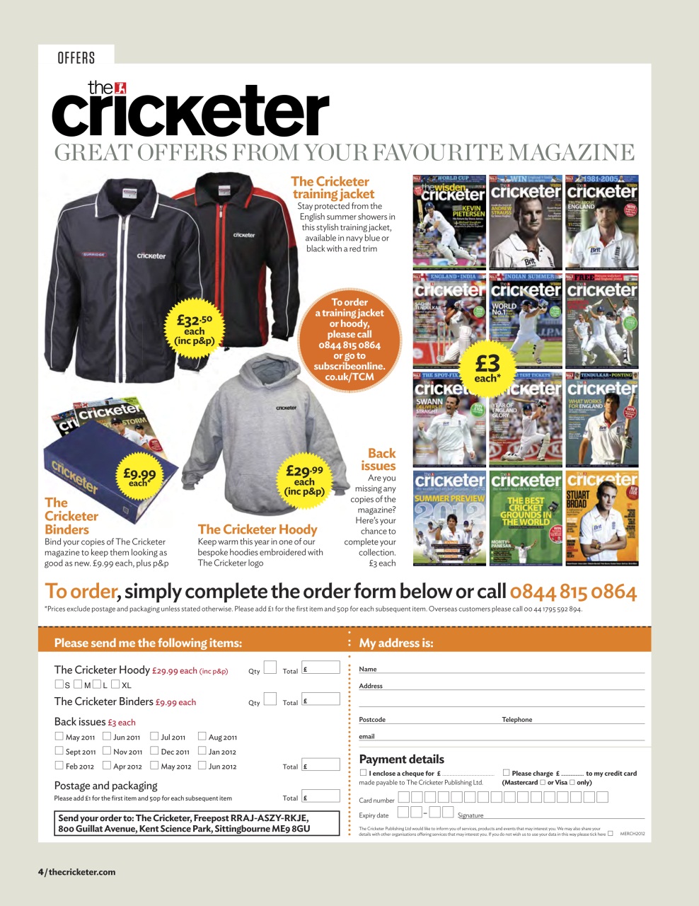 The Cricketer Magazine Preview Pages