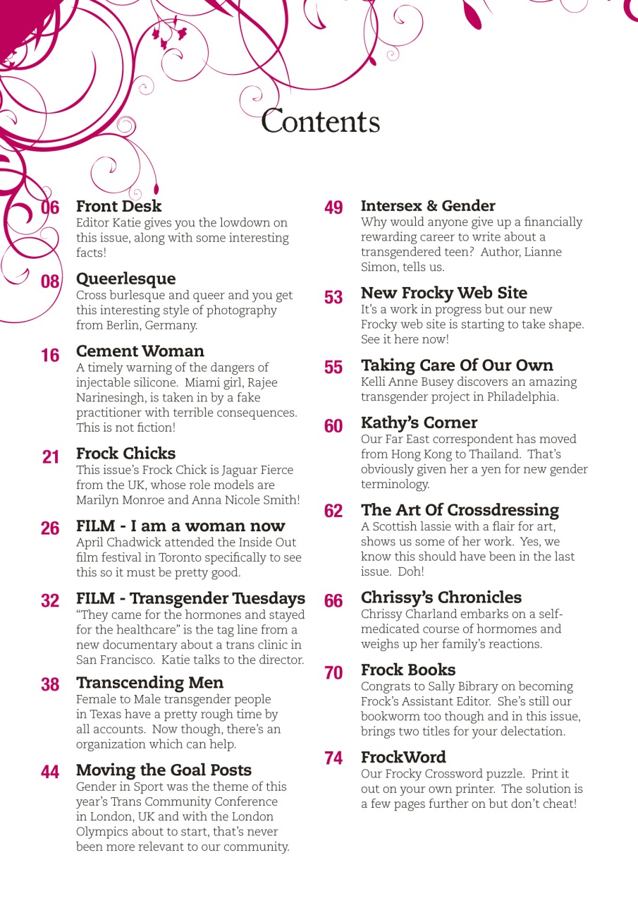 Frock Magazine Preview Pages