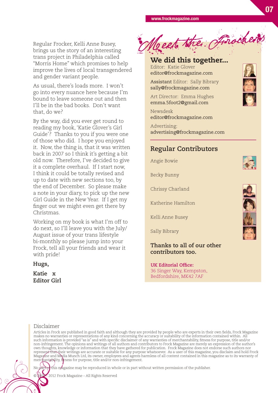 Frock Magazine Preview Pages