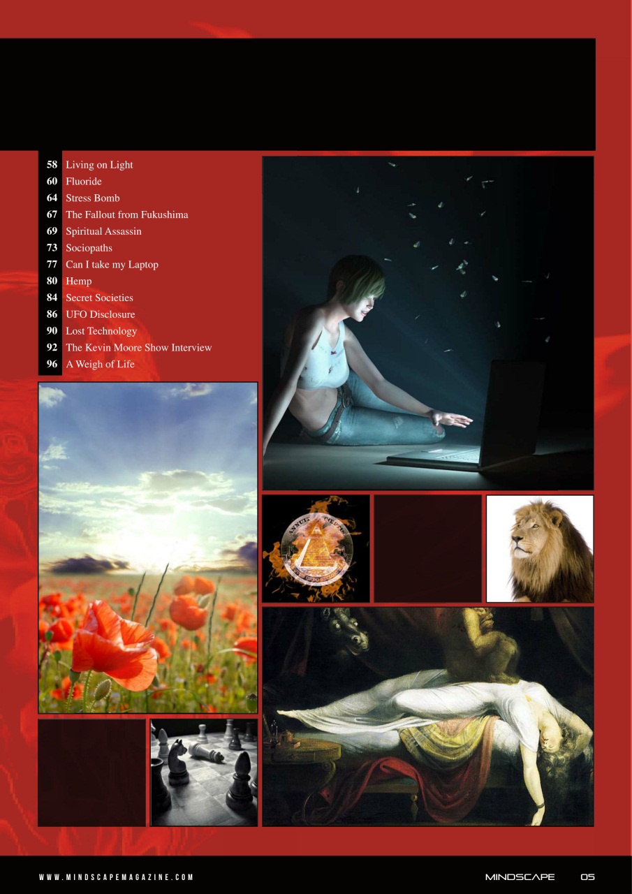 Mindscape Magazine Preview Pages