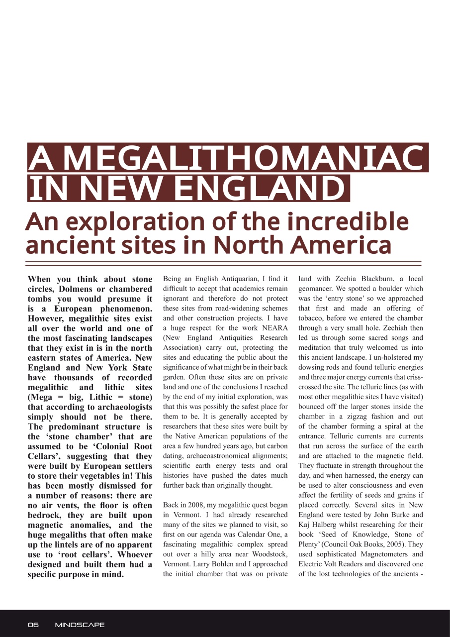 Mindscape Magazine Preview Pages