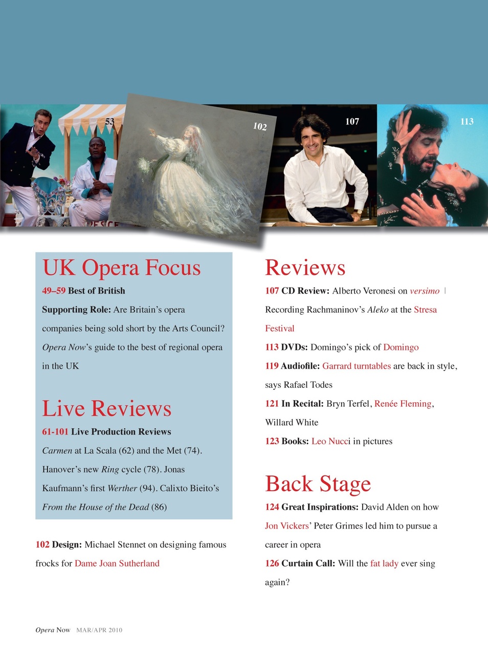 Opera Now Preview Pages