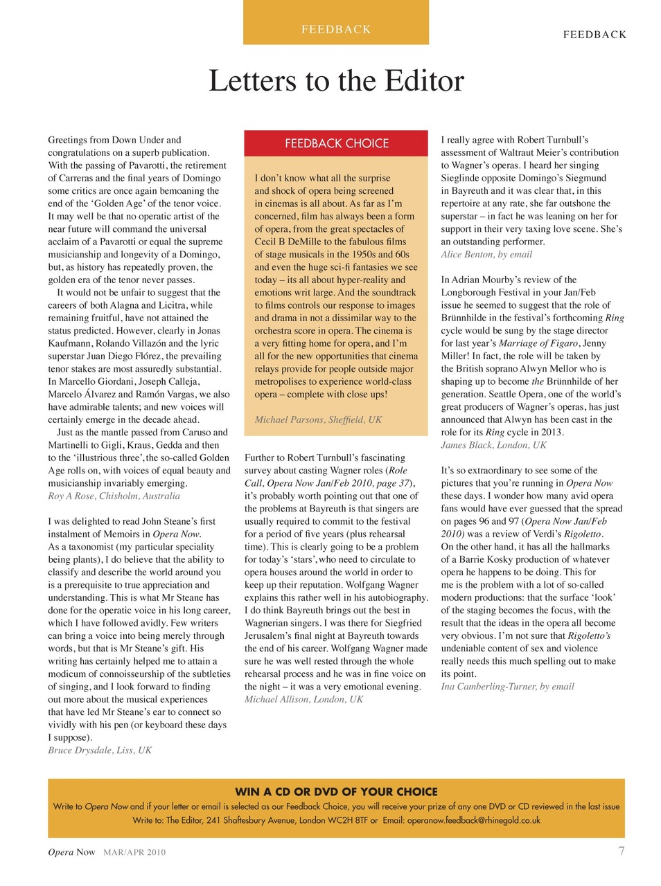 Opera Now Preview Pages