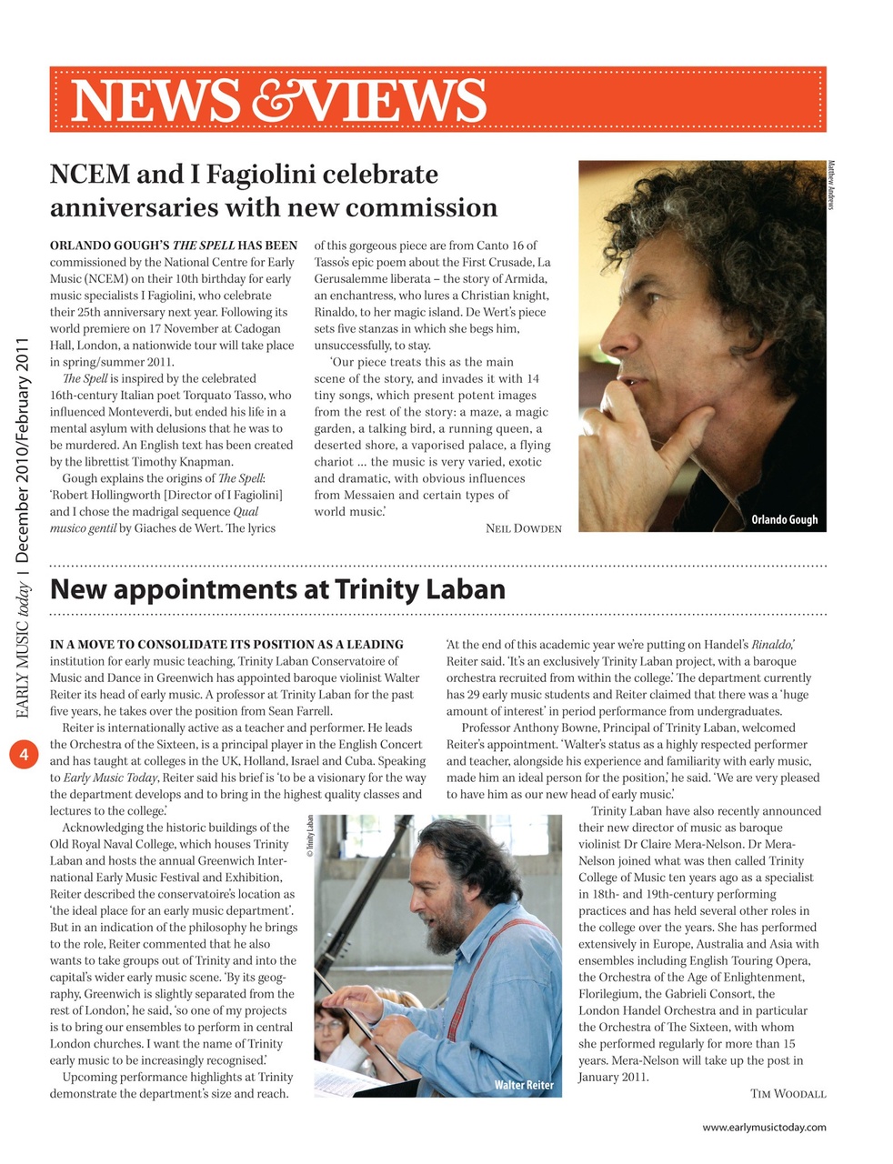 Early Music Today Preview Pages