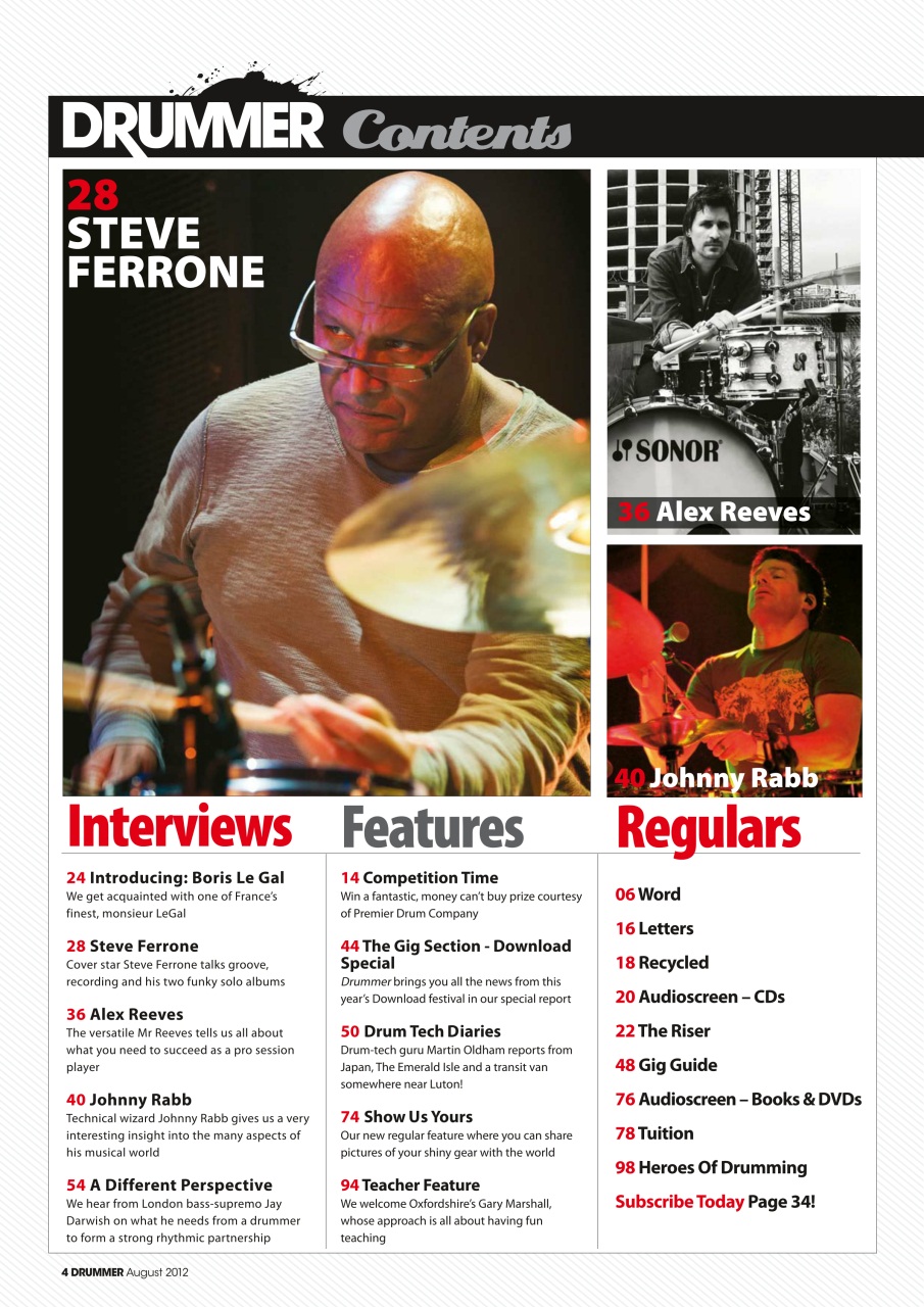 iDrum magazine: Never miss a beat Preview Pages