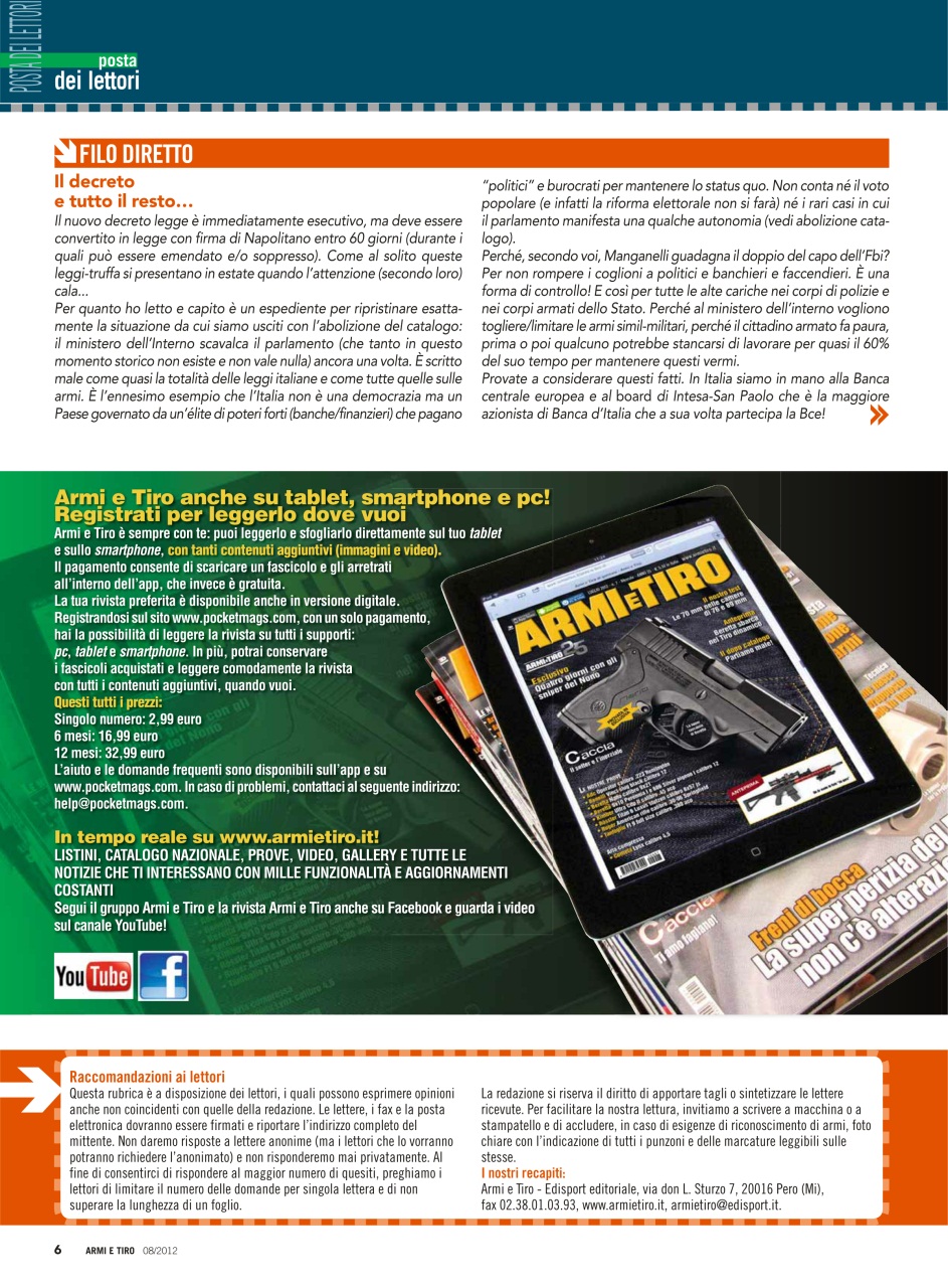 Armi E Tiro Preview Pages