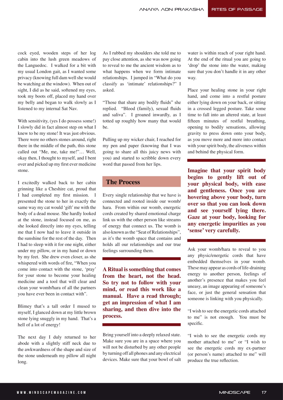 Mindscape Magazine Preview Pages