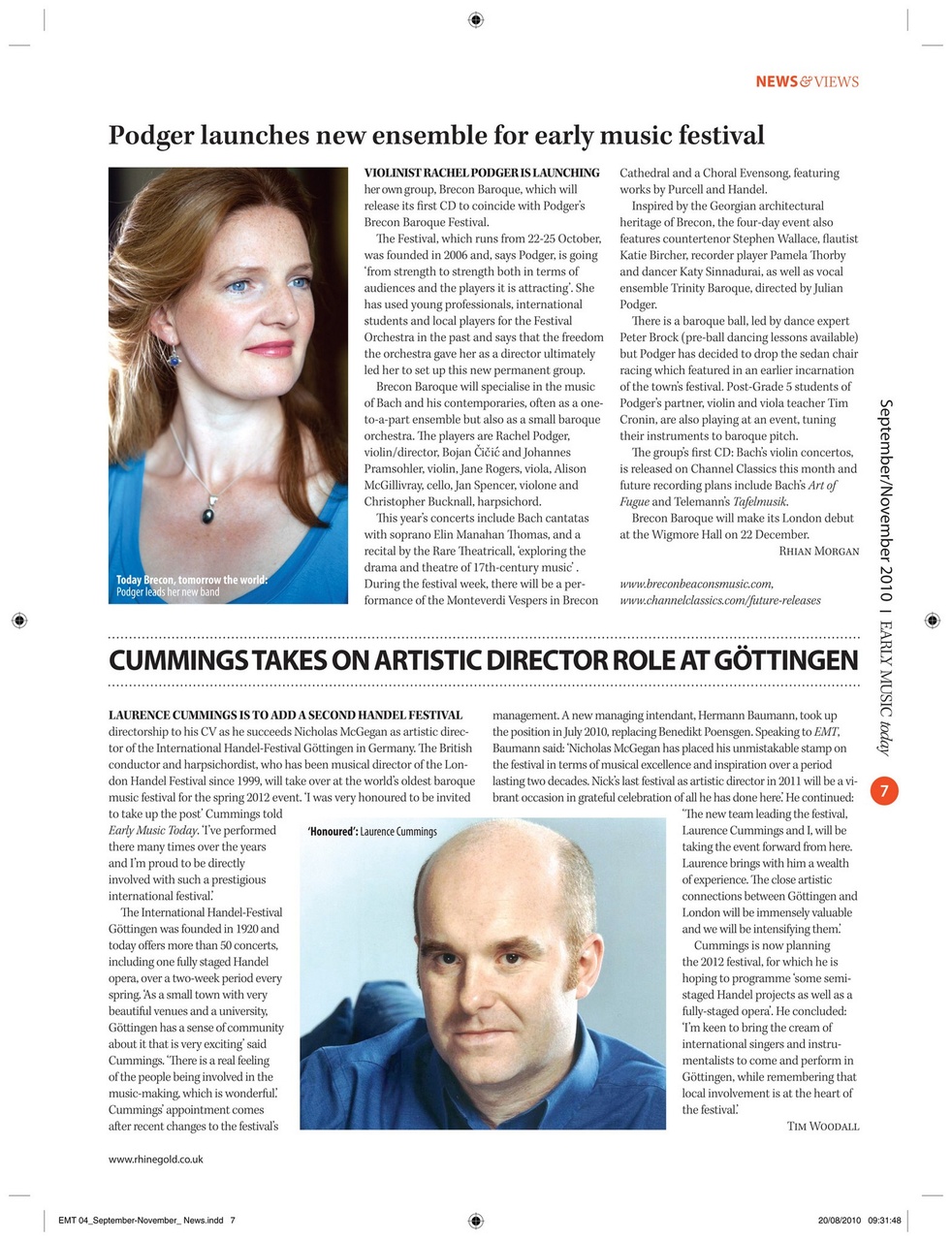 Early Music Today Preview Pages