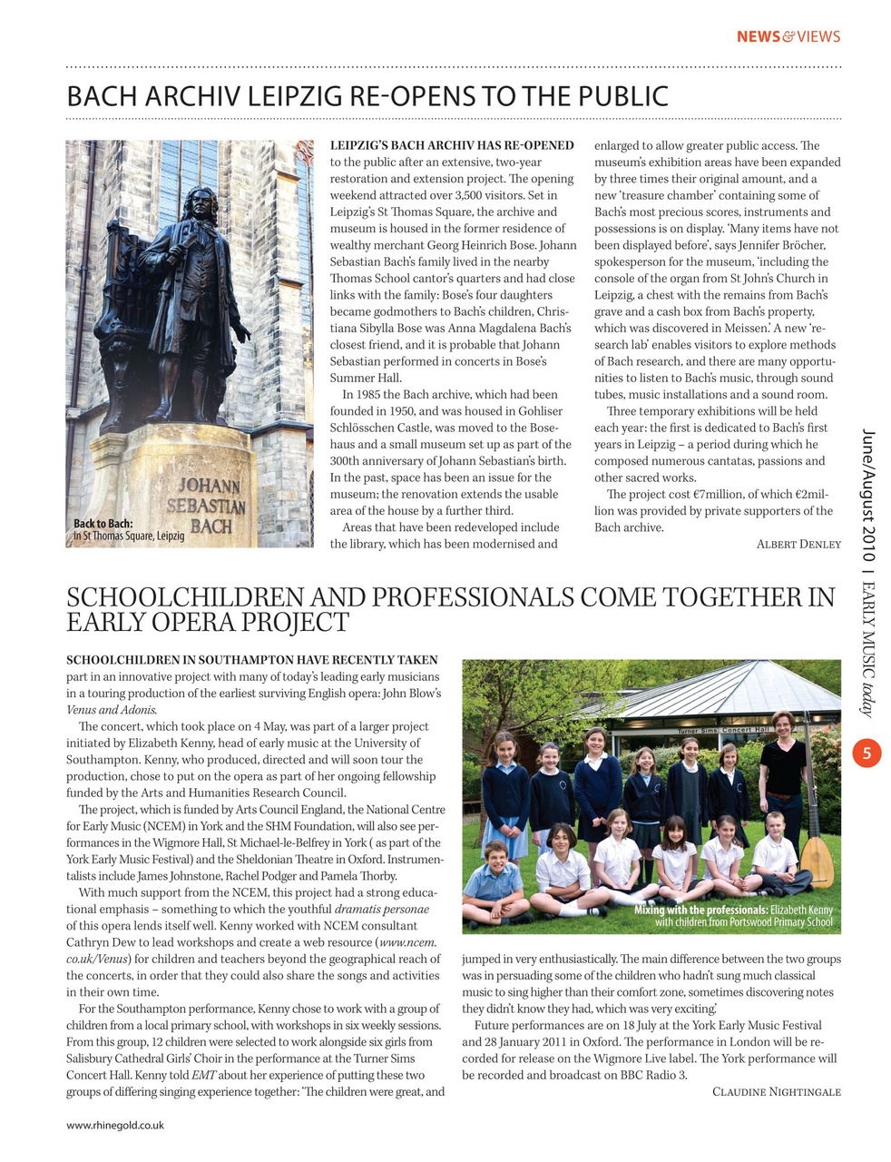 Early Music Today Preview Pages