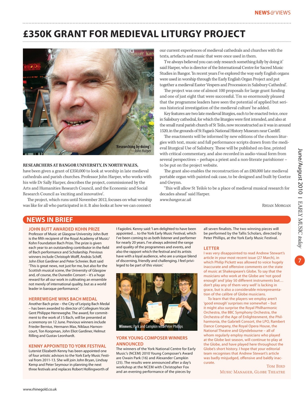 Early Music Today Preview Pages