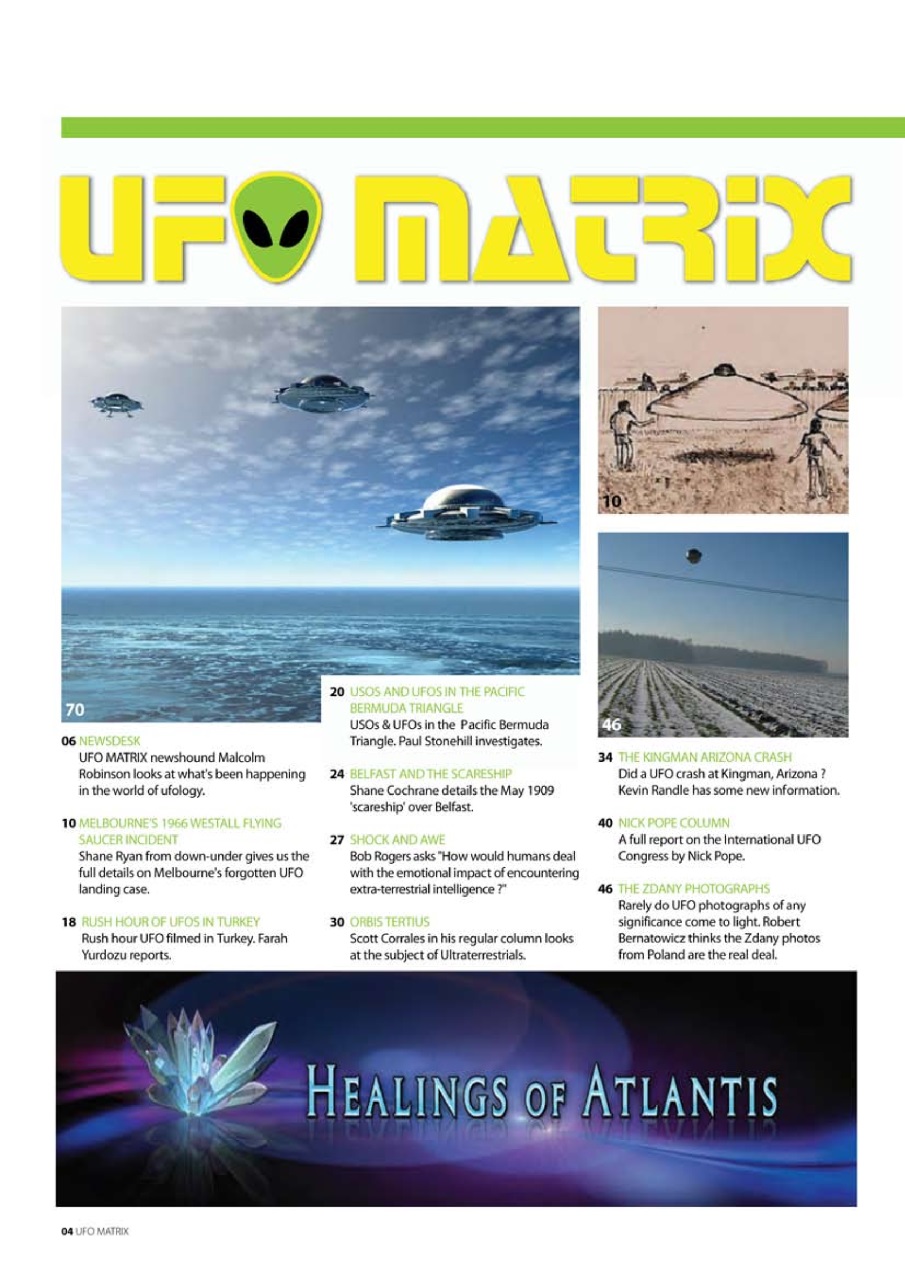 UFO Matrix Preview Pages