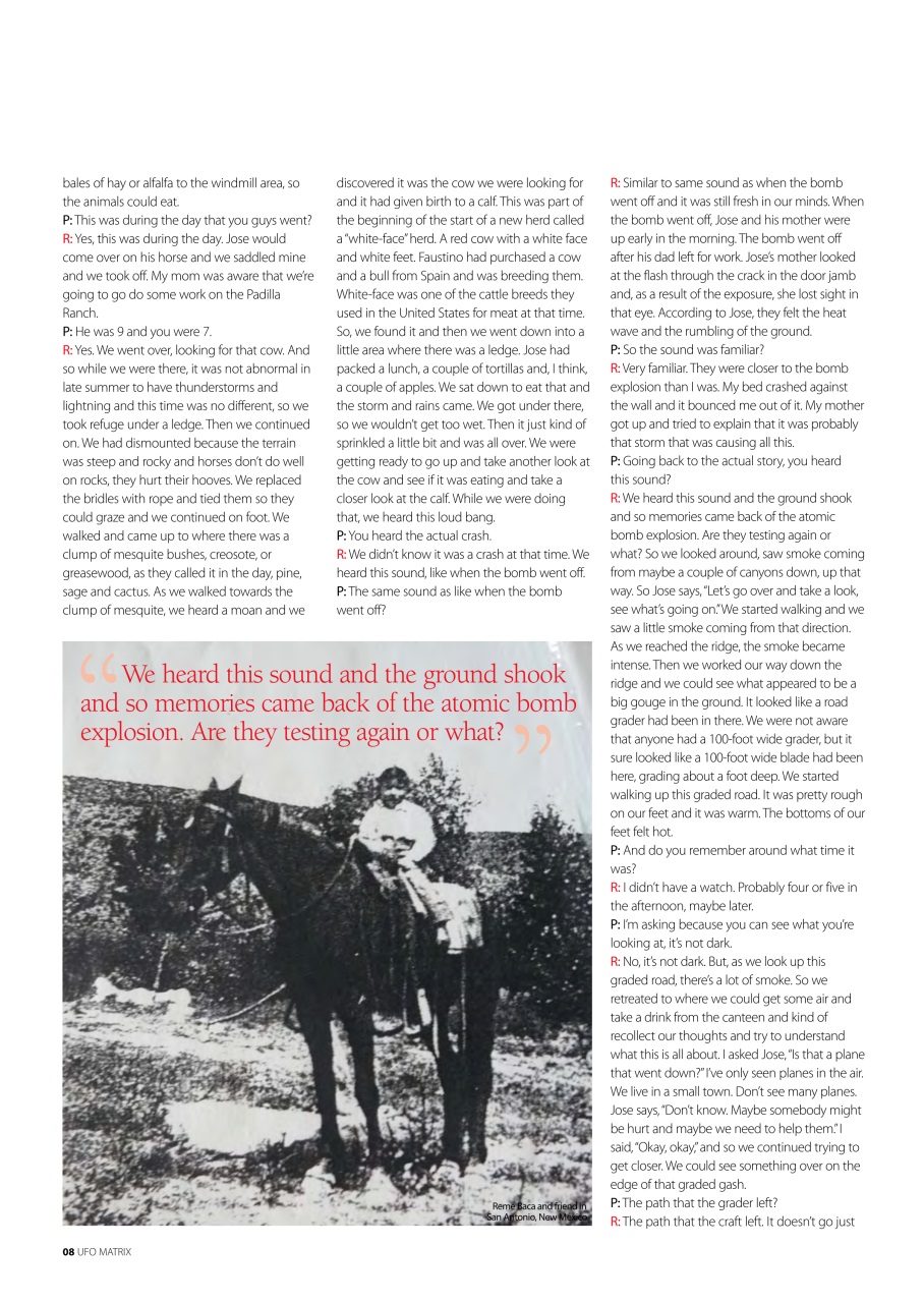 UFO Matrix Preview Pages