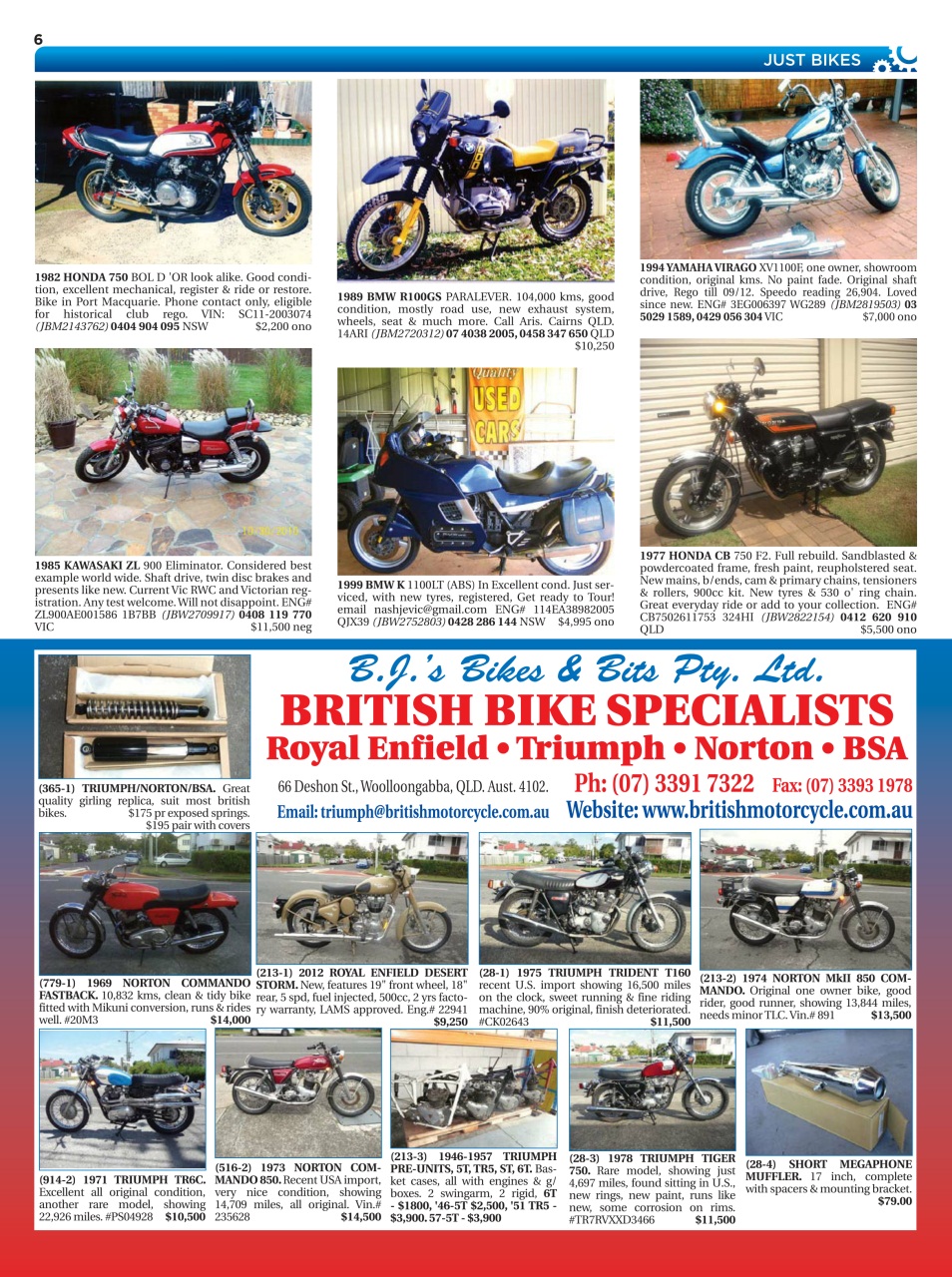 JUST BIKES Preview Pages