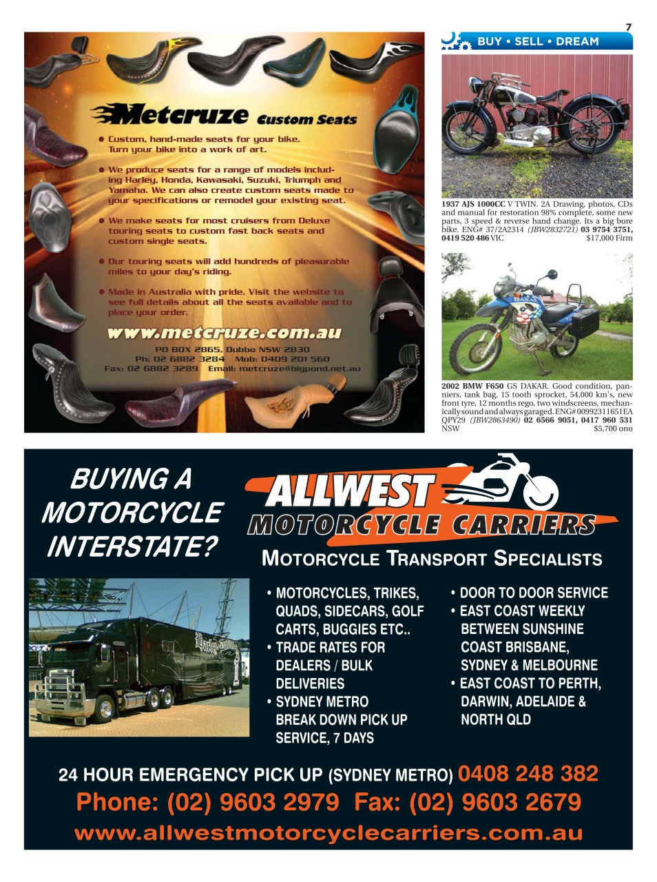 JUST BIKES Preview Pages
