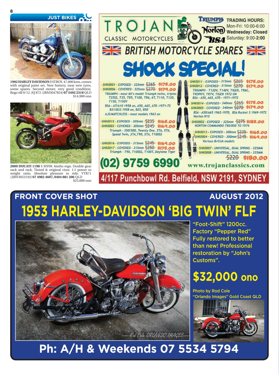 JUST BIKES Preview Pages