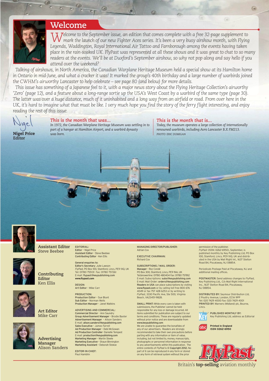 FlyPast Preview Pages